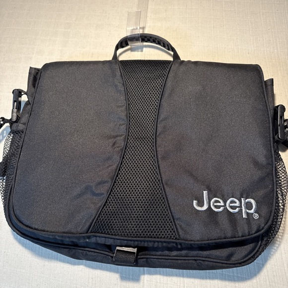 Stroller Bag Clip On Messenger Bag With Handle Zipper Inside Pocket JEEP - Picture 1 of 4